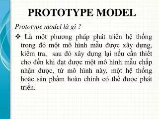 prototype model