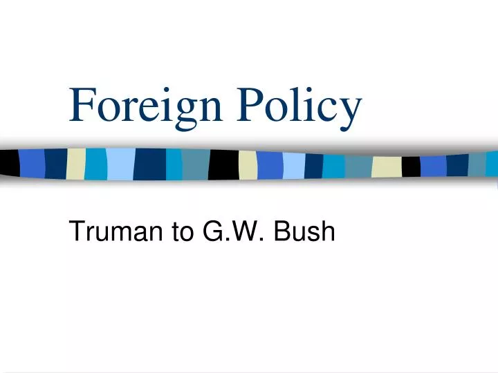 foreign policy