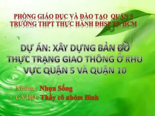ph ng gi o d c v o t o qu n 5 tr ng thpt th c h nh hsp tp hcm