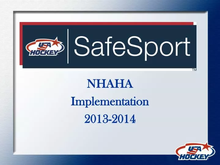 nhaha implementation 2013 2014