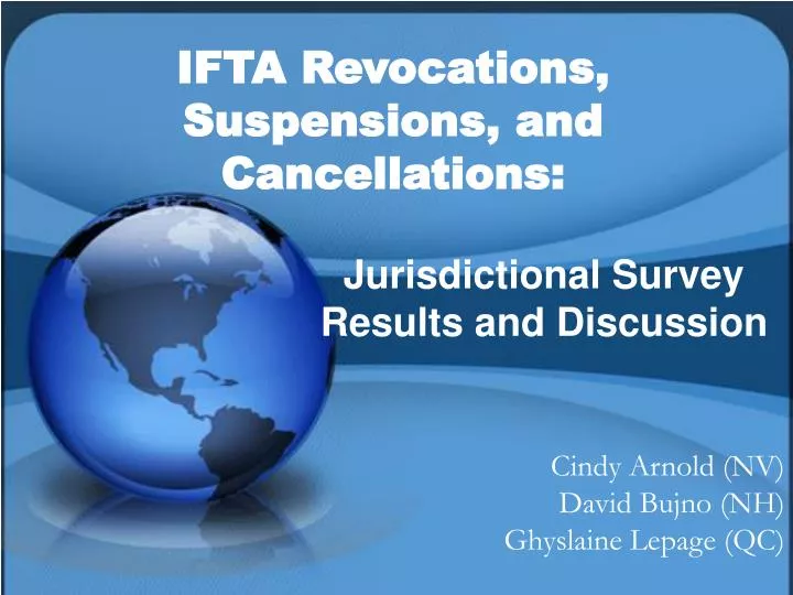 ifta revocations suspensions and cancellations