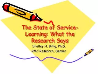 The State of Service-Learning: What the Research Says