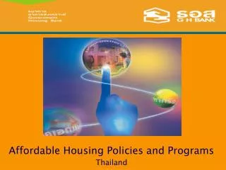 Affordable Housing Policies and Programs Thailand