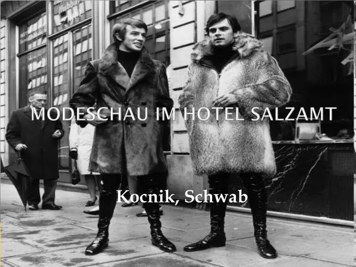 modeschau im hotel salzamt