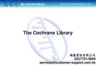 the cochrane library