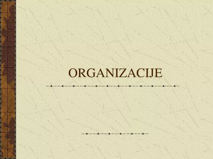 organizacije