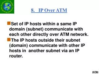 8. IP Over ATM