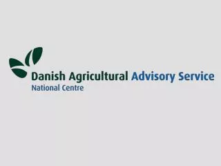 Nitrogen Input Control on Danish farms