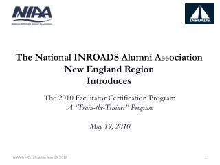 The National INROADS Alumni Association New England Region Introduces