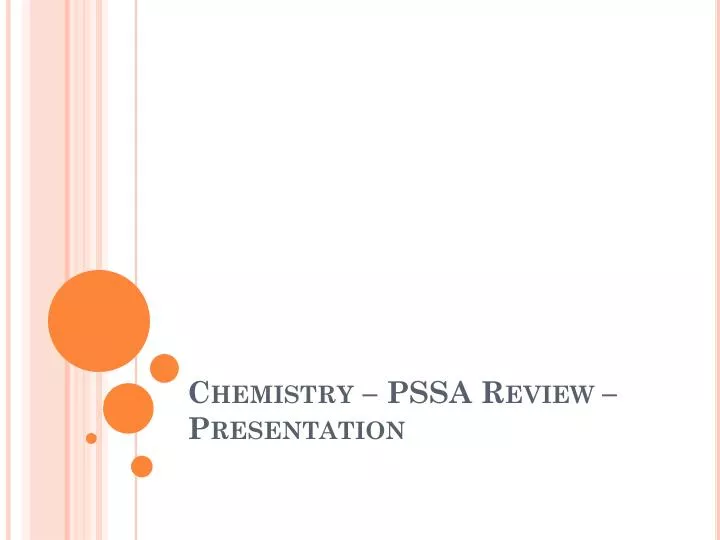 chemistry pssa review presentation