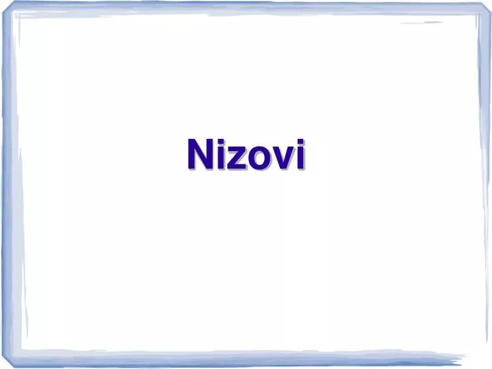 nizovi