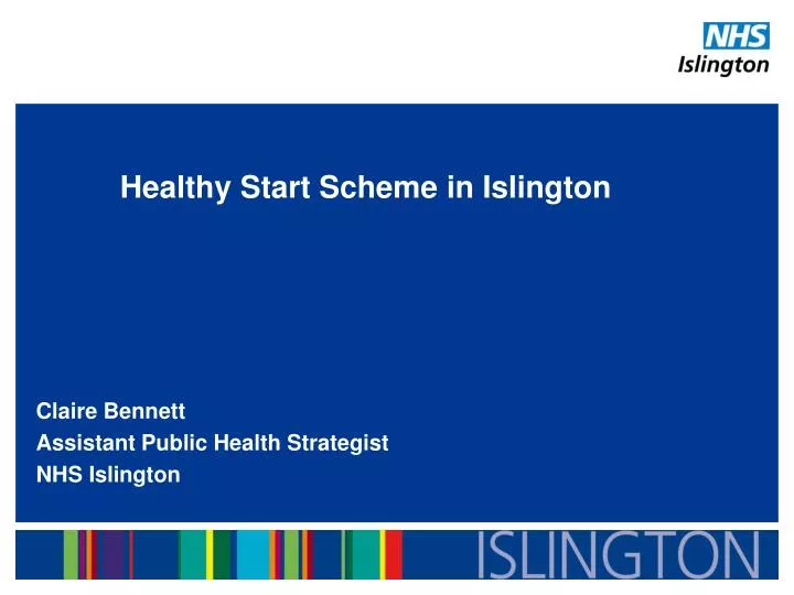 healthy start scheme in islington