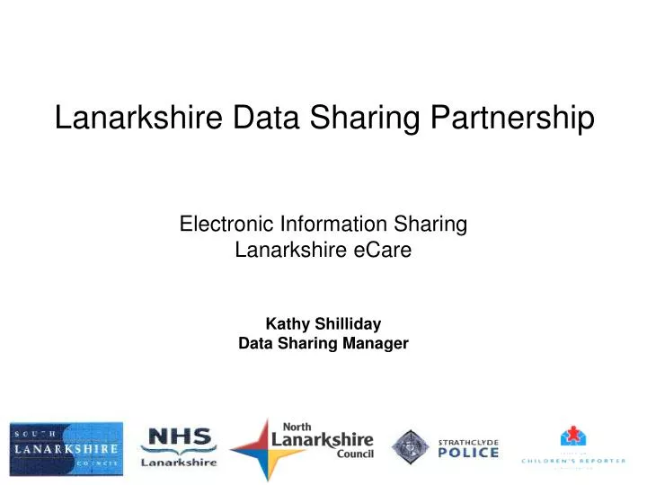 lanarkshire data sharing partnership