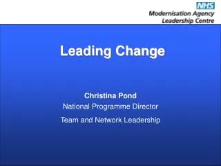 Leading Change