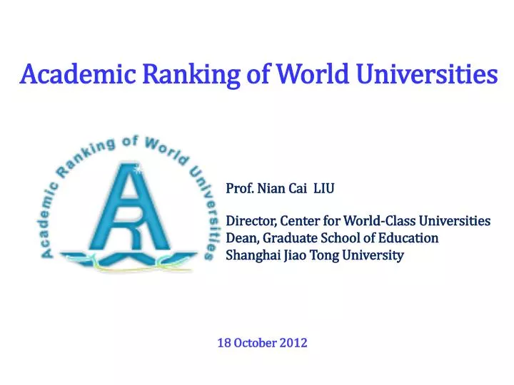 academic ranking of world universities