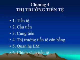 ch ng 4 th tr ng ti n t