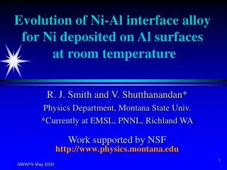 Evolution of Ni-Al interface alloy for Ni deposited on Al surfaces at room temperature