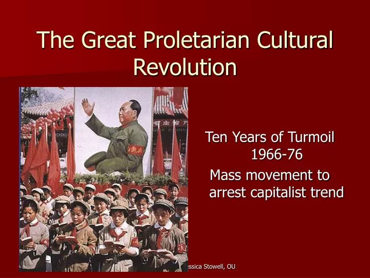 the great proletarian cultural revolution