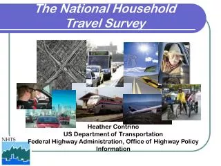 The National Household Travel Survey