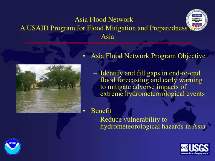 asia flood network a usaid program for flood mitigation and preparedness in asia