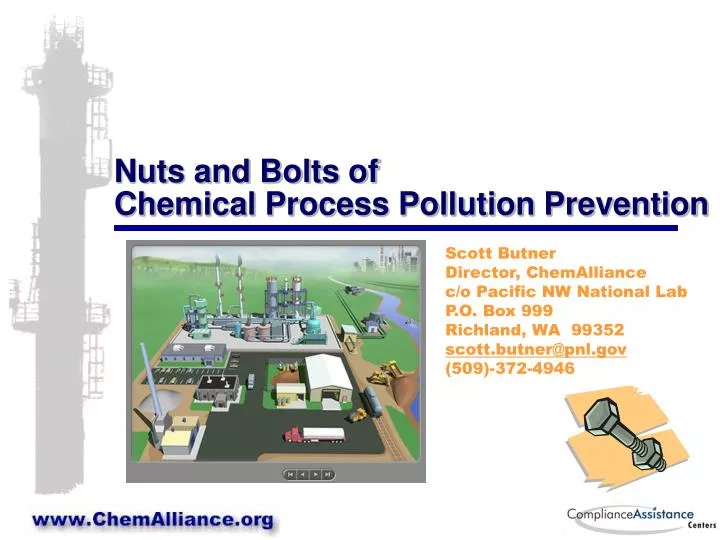 nuts and bolts of chemical process pollution prevention