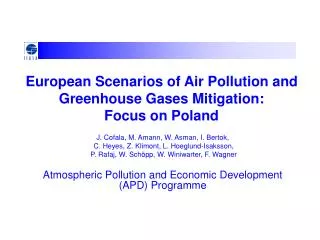 European Scenarios of Air Pollution and Greenhouse Gases Mitigation: Focus on Poland