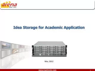 Idea Storage for Academic Application