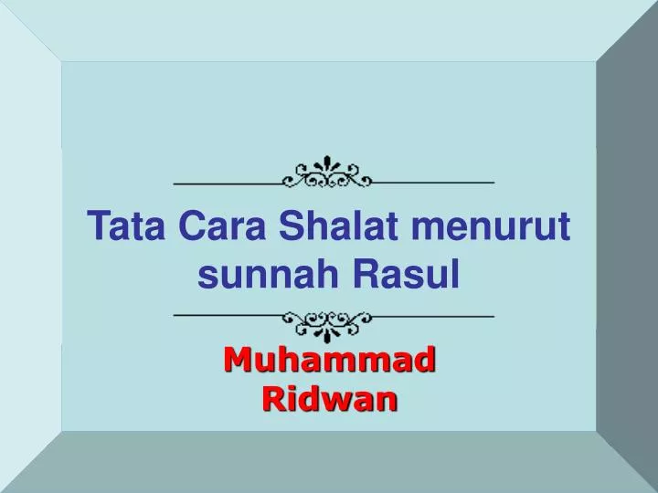 muhammad ridwan