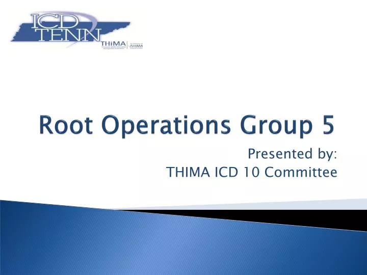 root operations group 5