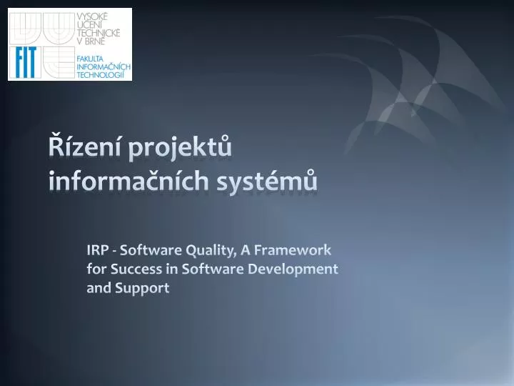 zen projekt informa n ch syst m