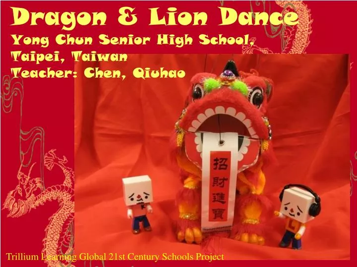 dragon lion dance yong chun senior high school taipei taiwan teacher chen qiuhao