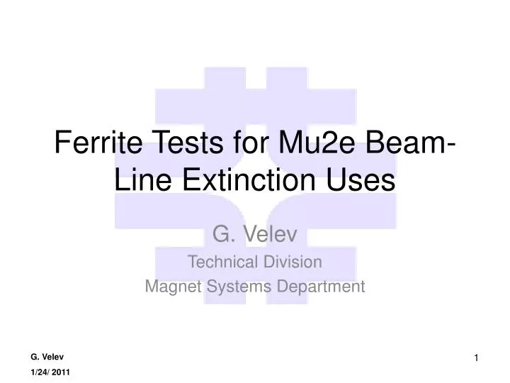 ferrite tests for mu2e beam line extinction uses
