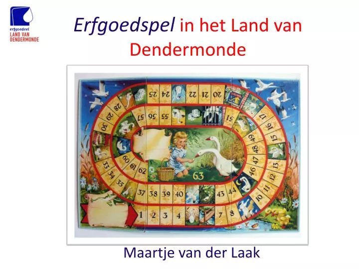 erfgoedspel in het land van dendermonde