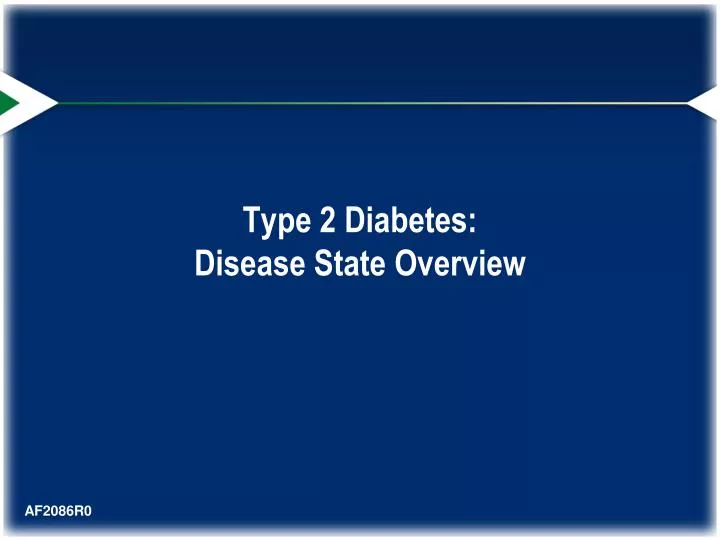 type 2 diabetes disease state overview