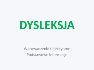 dysleksja