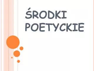 rodki poetyckie