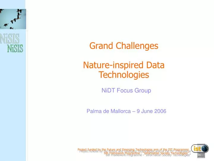 grand challenges nature inspired data technologies