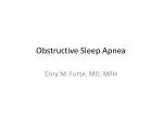 Obstructive Sleep Apnea - slide 1