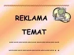 REKLAMA - slide 1