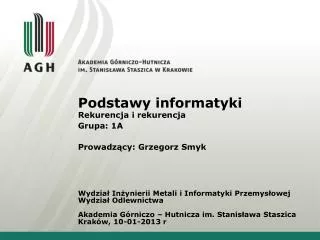 podstawy informatyki