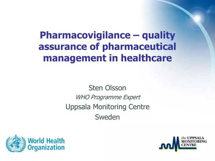 pharmacovigilance quality assurance of pharmaceutical management in healthcare