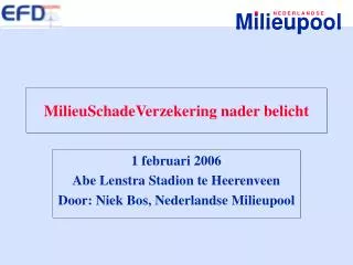 milieuschadeverzekering nader belicht