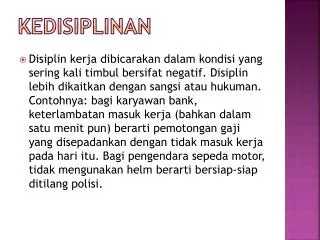 kedisiplinan