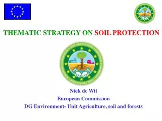 THEMATIC STRATEGY ON SOIL PROTECTION