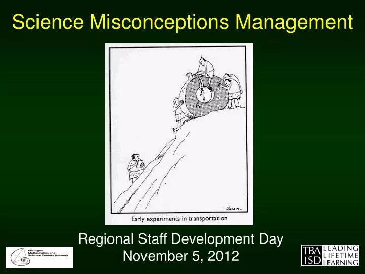 science misconceptions management