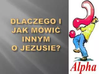 dlaczego i jak m wi innym o jezusie