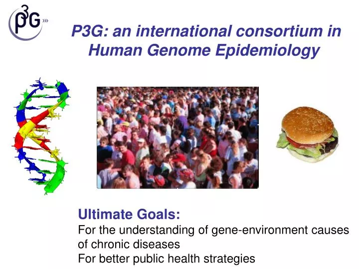 p3g an international consortium in human genome epidemiology