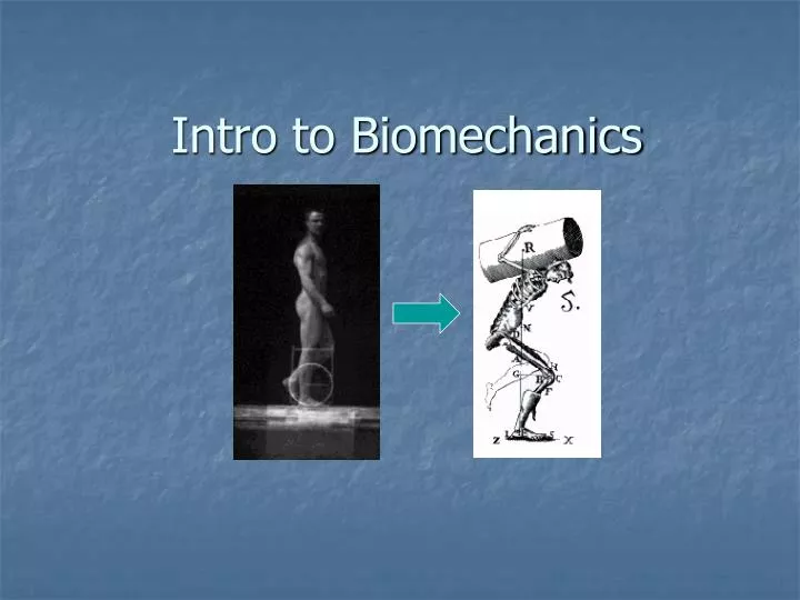 intro to biomechanics