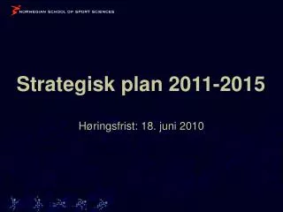 strategisk plan 2011 2015