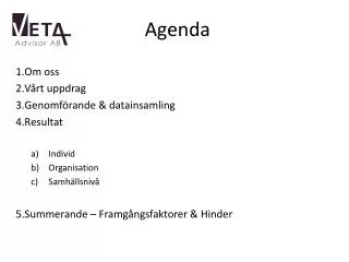 agenda